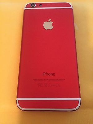iPhone 6 Backcover Middle Frame Akkudeckel Rot (Vormontiert!)