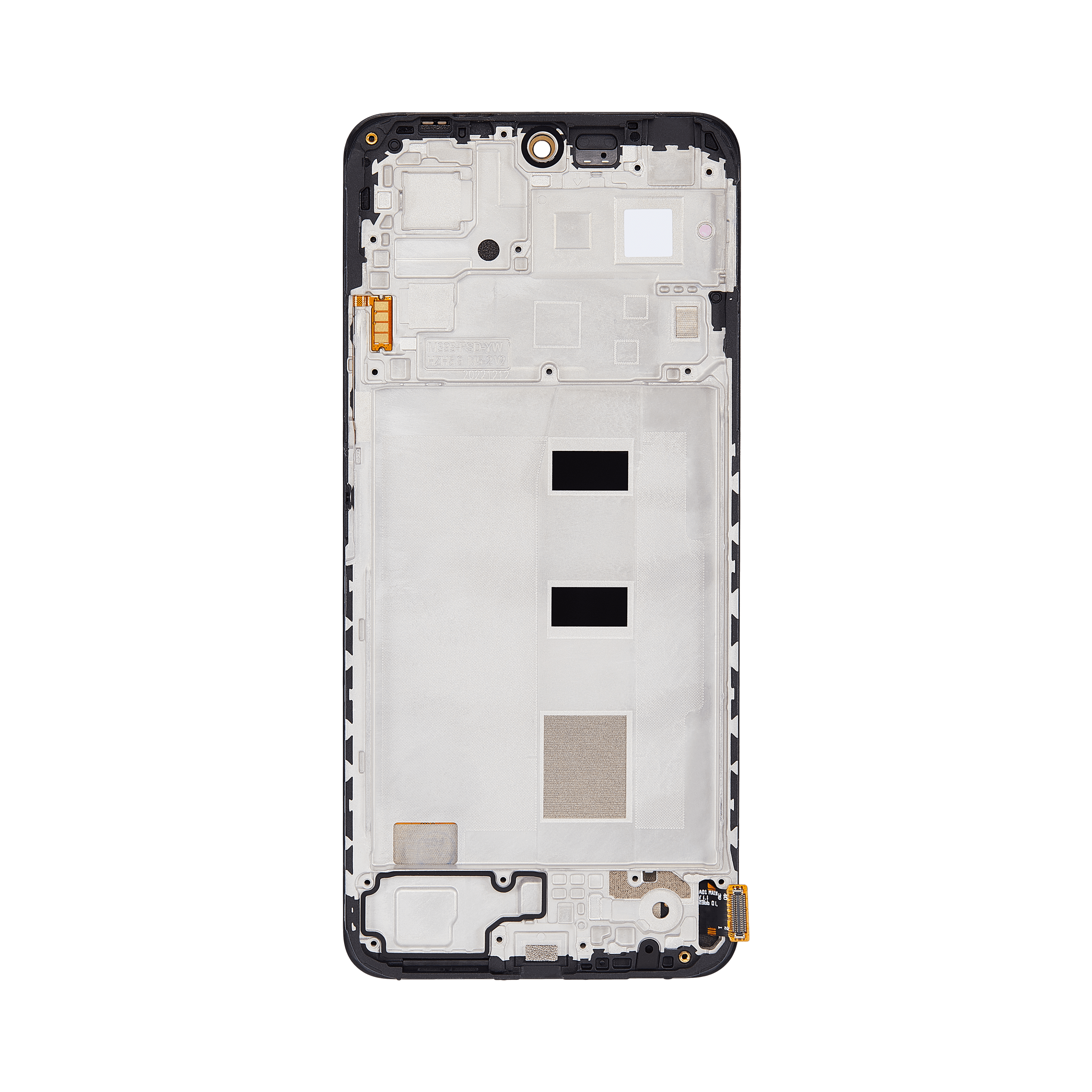 Xiaomi Redmi Note 12 4G Display und Digitizer mit Rahmen, Schwarz, OEM