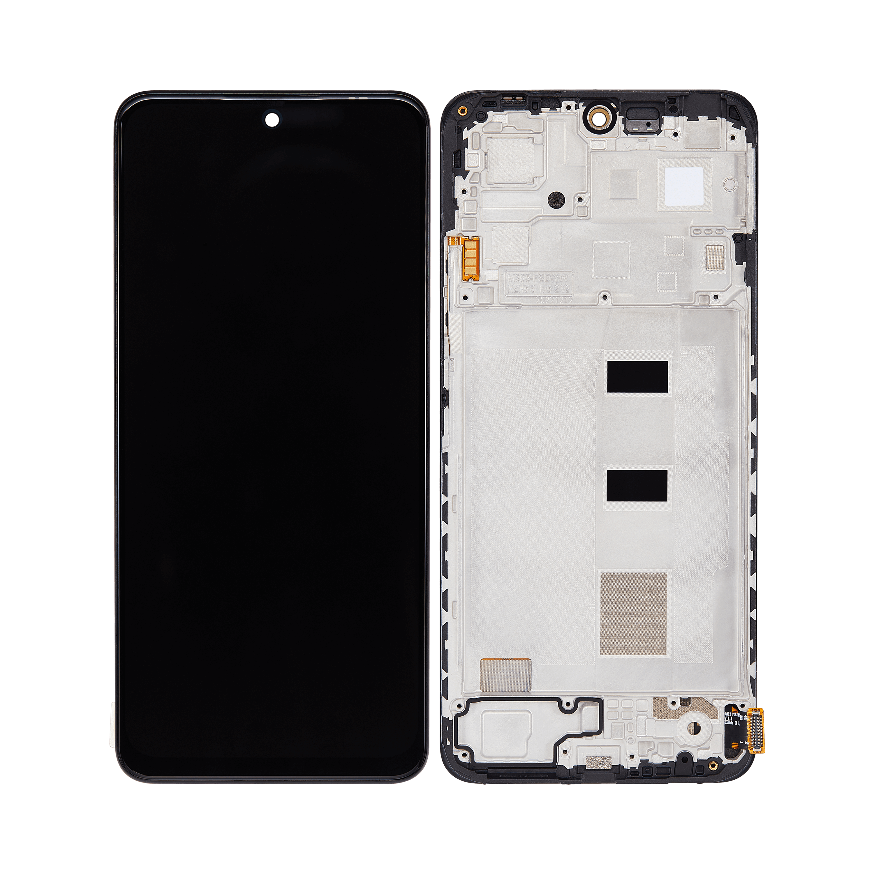 Xiaomi Redmi Note 12 4G Display und Digitizer mit Rahmen, Schwarz, OEM