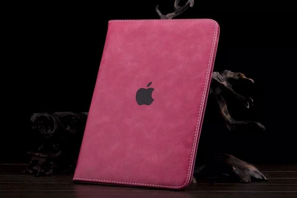 Luxus Leder Smart Case iPad Mini 1 / 2 / 3 Elegant pink