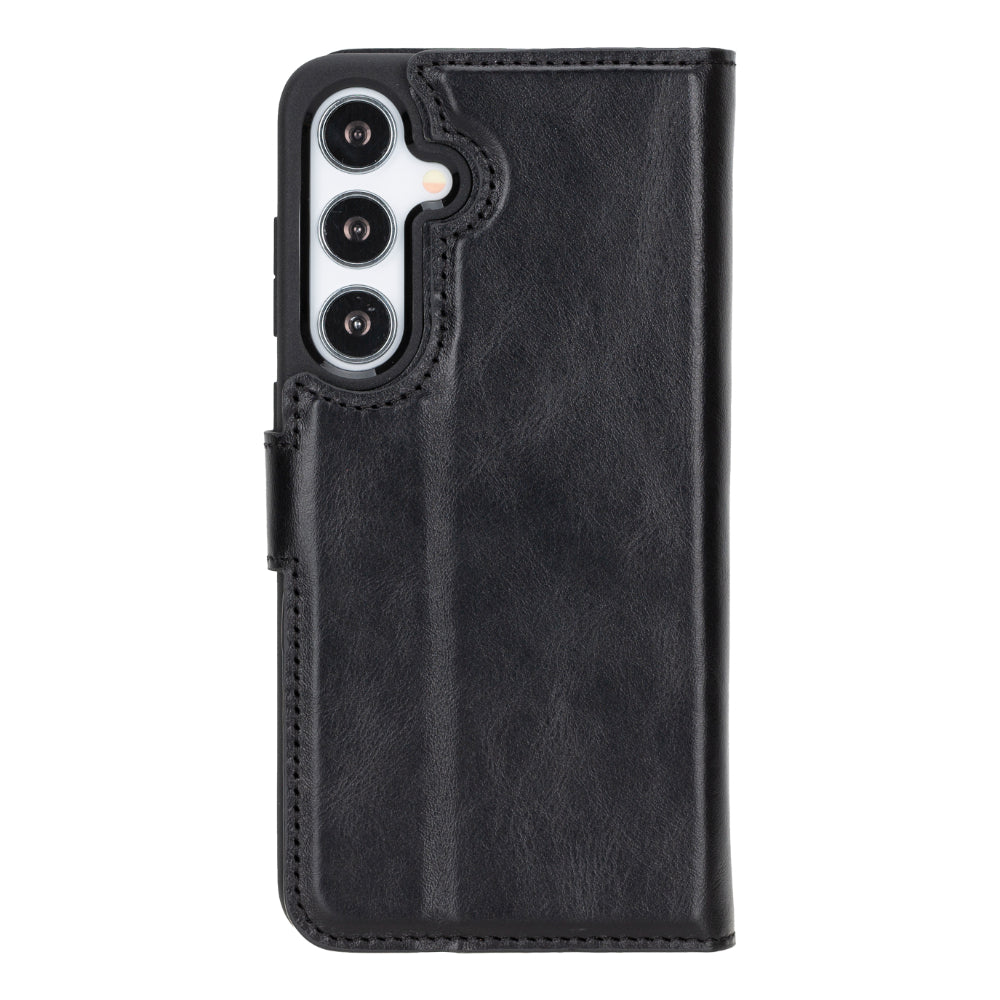Echtleder-Wallet-Hülle (Samsung Galaxy S25 Plus) - Phonebazaar