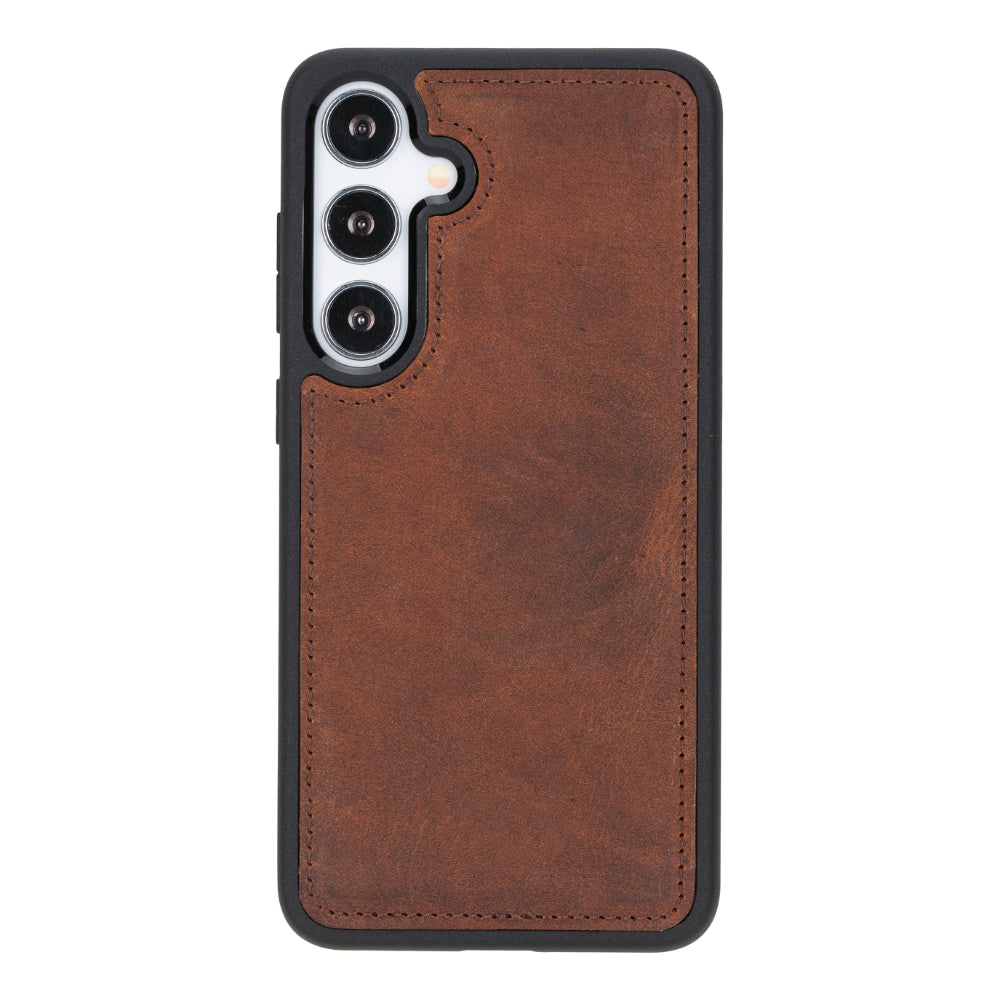 Echtleder-Wallet-Hülle (Samsung Galaxy S25 Plus) - Phonebazaar