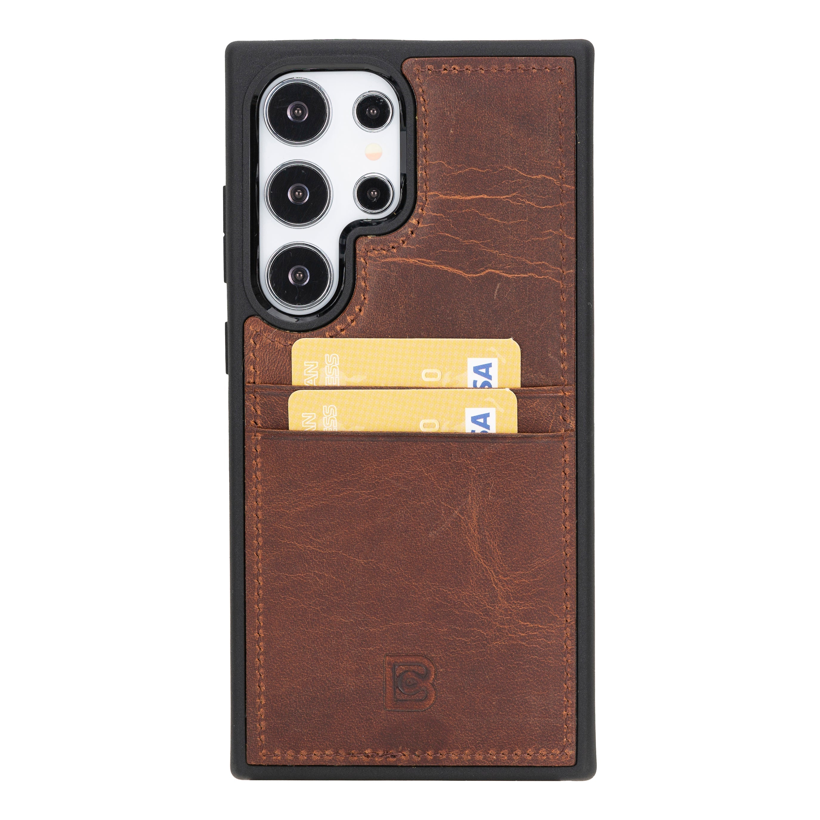 Samsung Galaxy S25 Ultra Lederhülle mit Kartenhalter