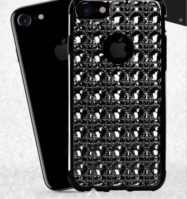 Edle Totu 3D Hülle iPhone 7 Schwarz