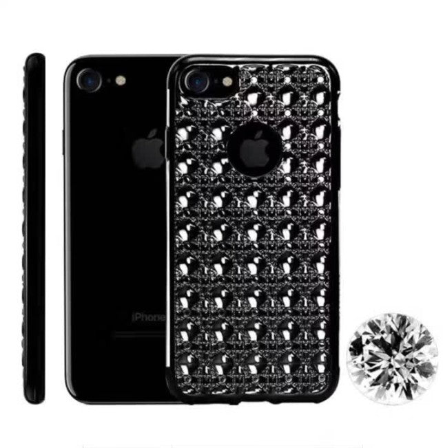 Edle Totu 3D Hülle iPhone 7 Schwarz