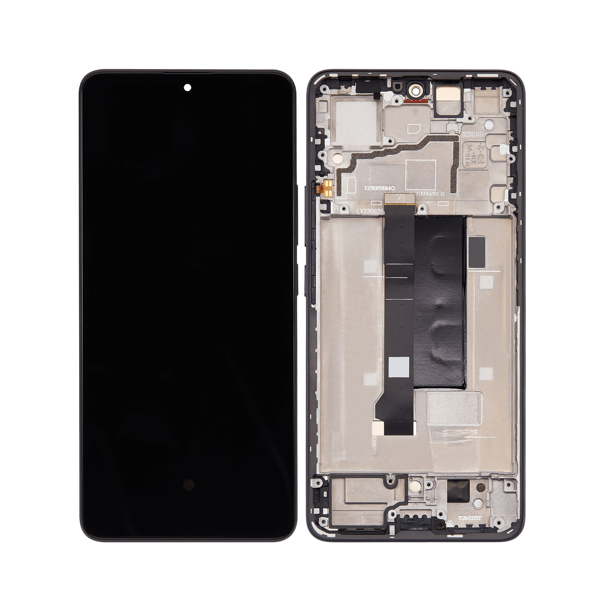 Xiaomi Redmi Note 13 Pro 5G Display und Digitizer mit Rahmen, Schwarz, OEM