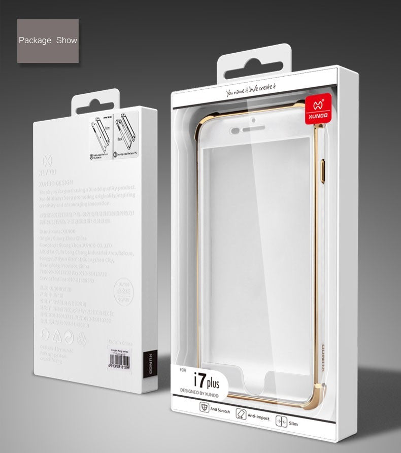Exklusive Schutz Hülle iPhone 7 Gold