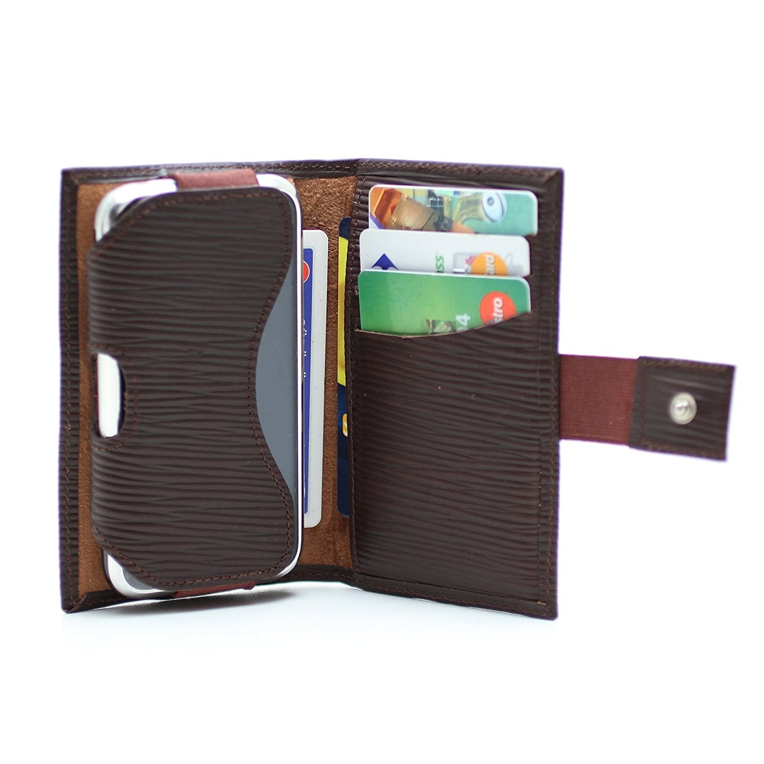 Bouletta Hybrid Leder Handytasche 2 in 1 Portemonnaie