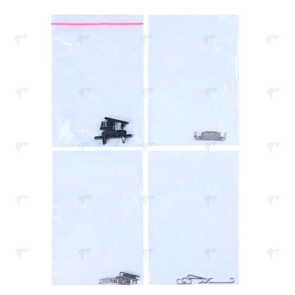 Für iPhone 16 Pro, 16 Pro Max Seitentasten-Set (4 Stück)Weiss, Schwarz, Rosa, Grün
