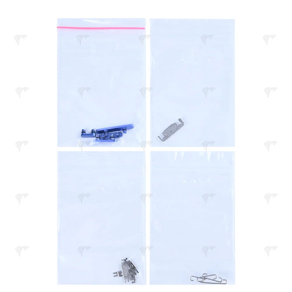 Für iPhone 16 Pro, 16 Pro Max Seitentasten-Set (4 Stück)Weiss, Schwarz, Rosa, Grün