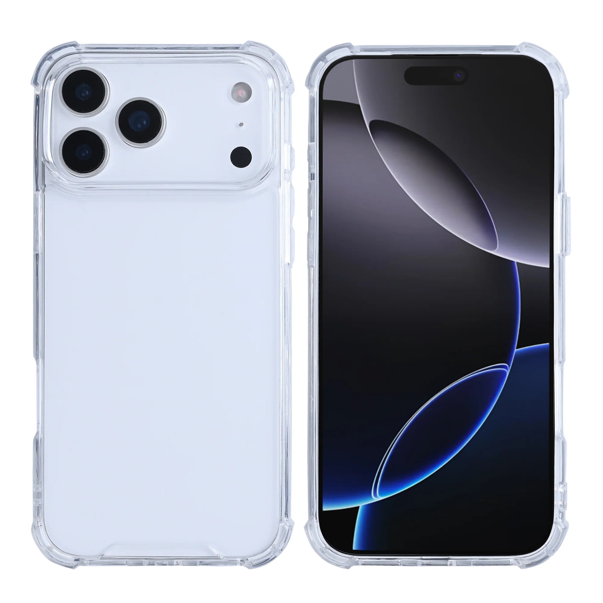 Rixus Anti-Burst Transparente Schutzhülle für iPhone 17 Pro