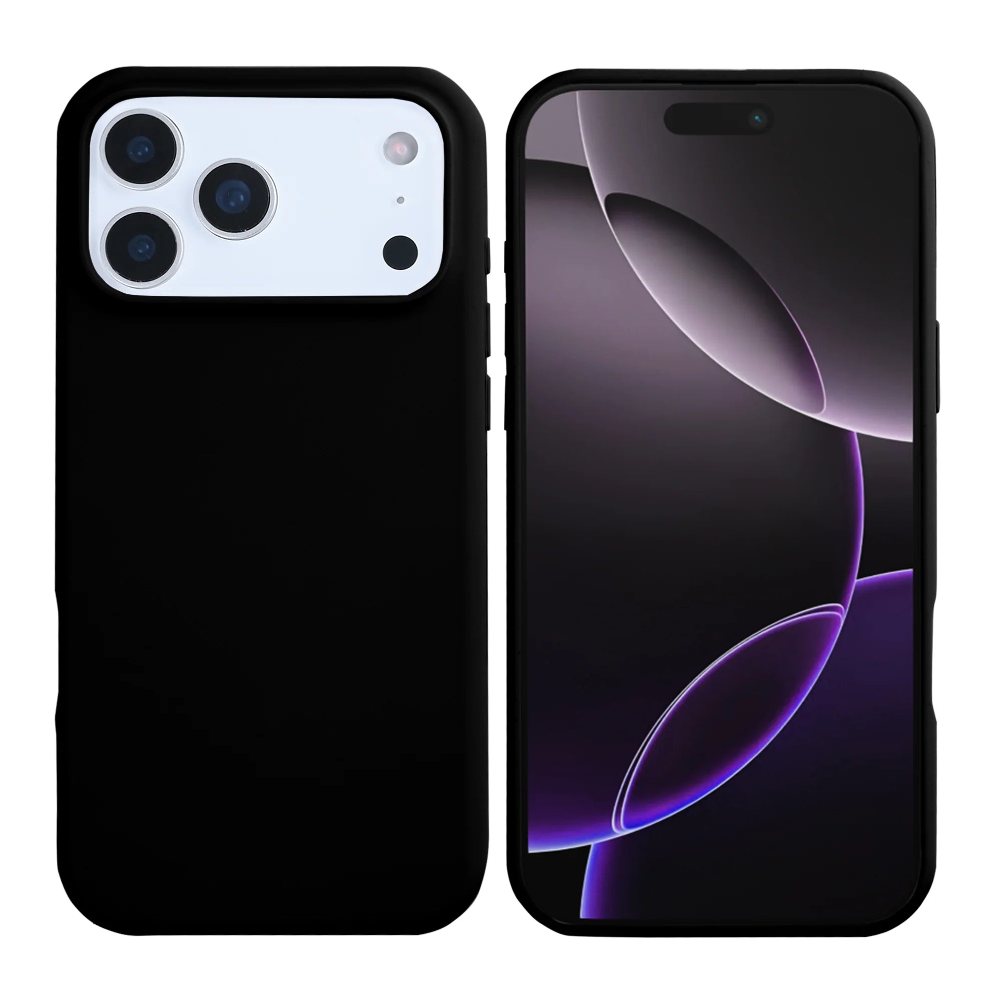 Rixus Soft TPU MagSafe Case für iPhone 17 Pro – Schwarz