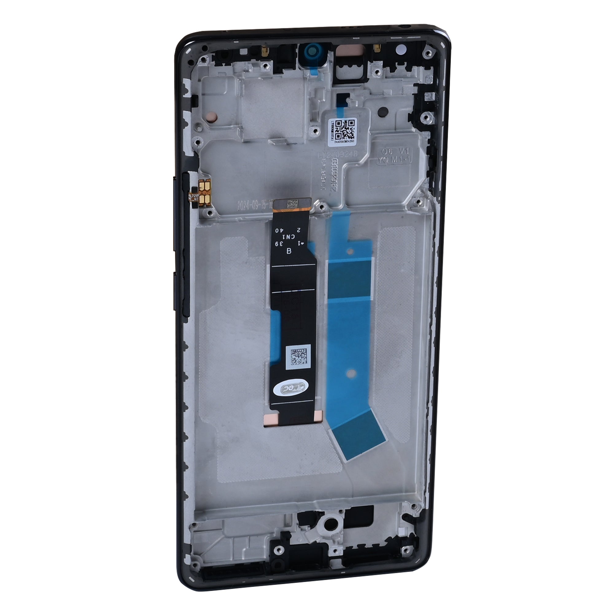 Xiaomi Redmi Note 14 Pro 4G Display und Digitizer mit Rahmen, Mitternachtsschwarz (OEM)