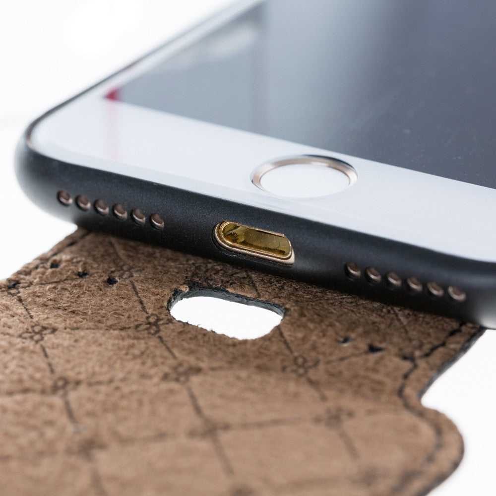 Bouletta Echt Leder Slip Flip Case iPhone 7