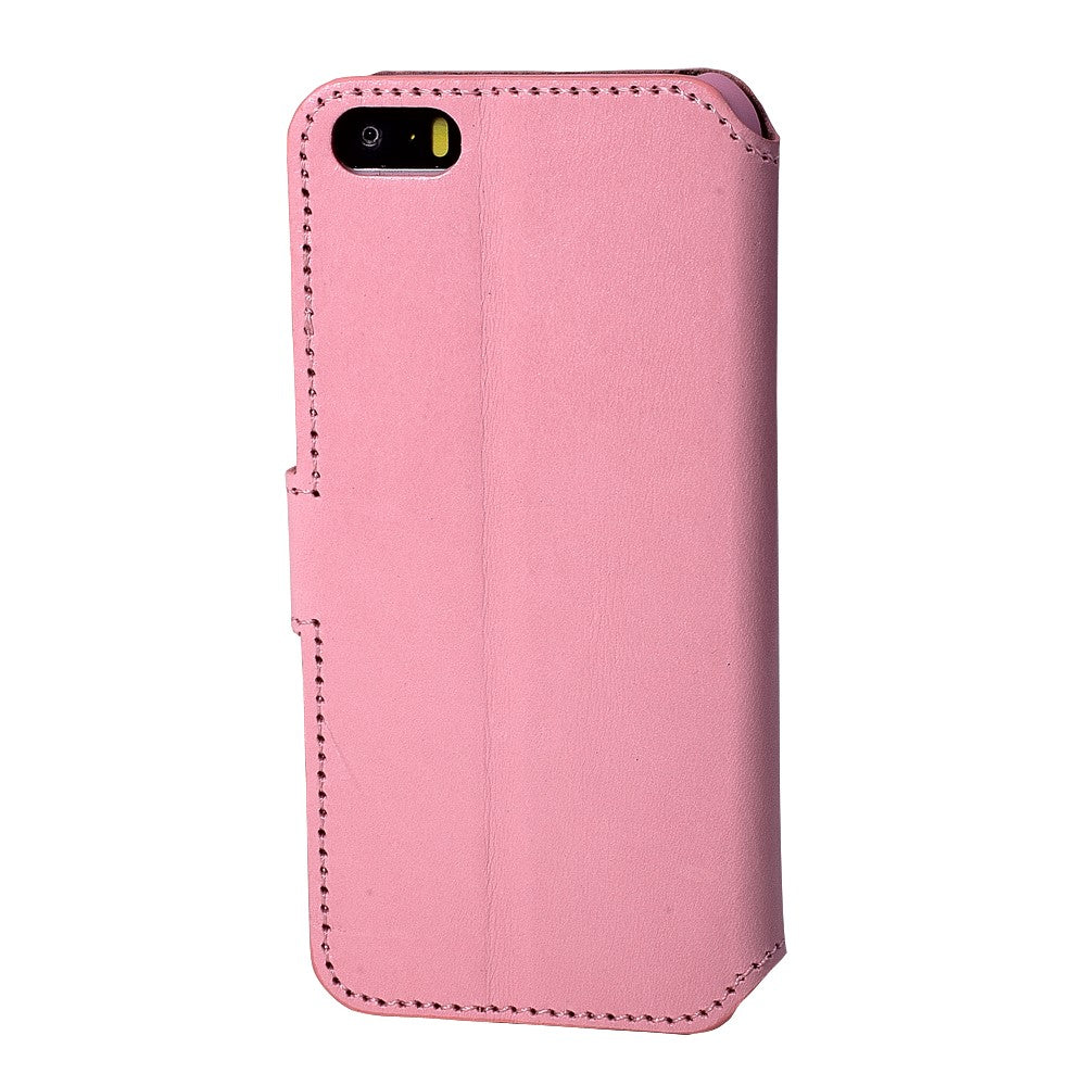 Echt Leder Book Case iPhone SE 5S 5 Bouletta