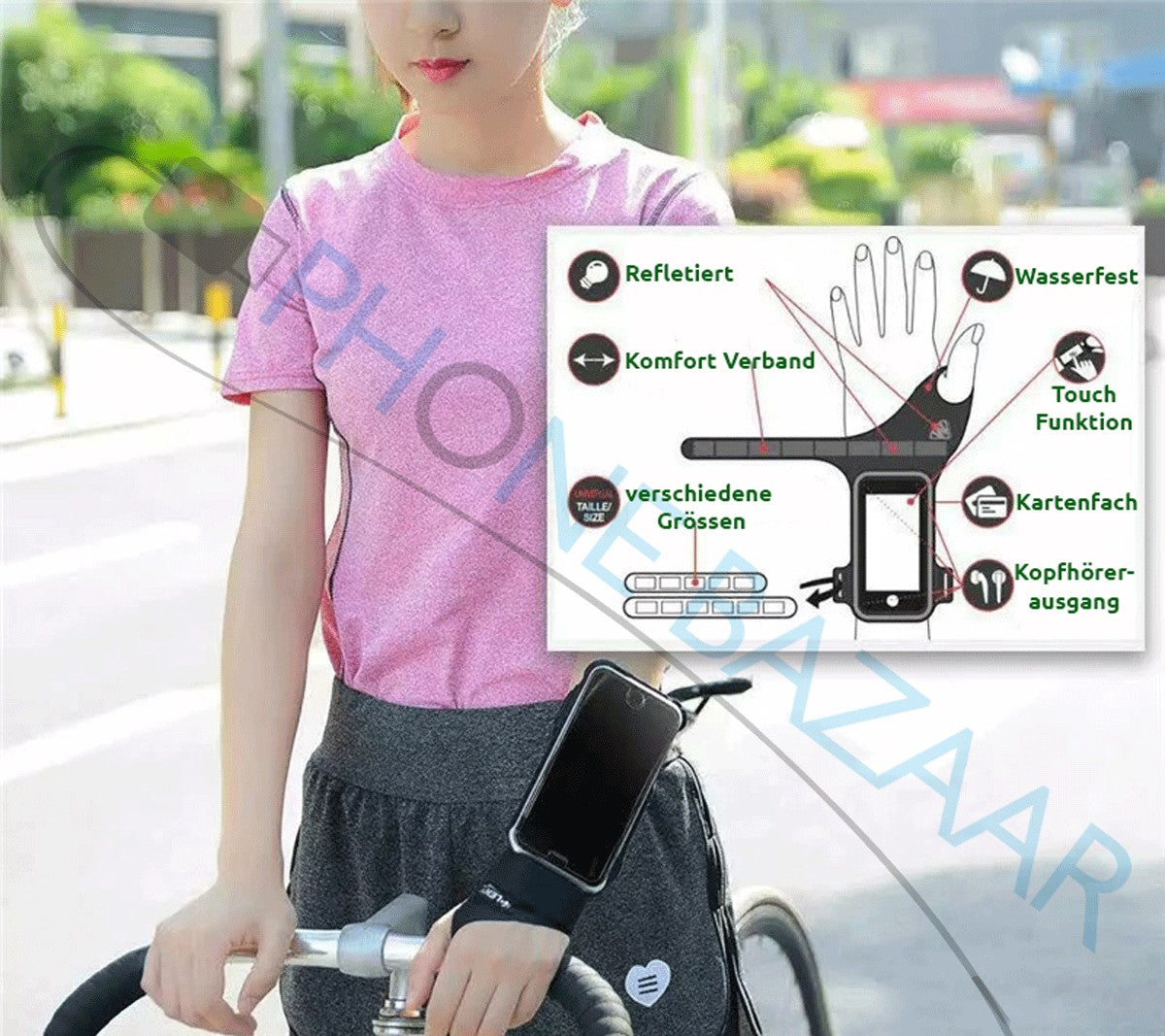 Lention Armband für Smarphones 5.1"-6.2"