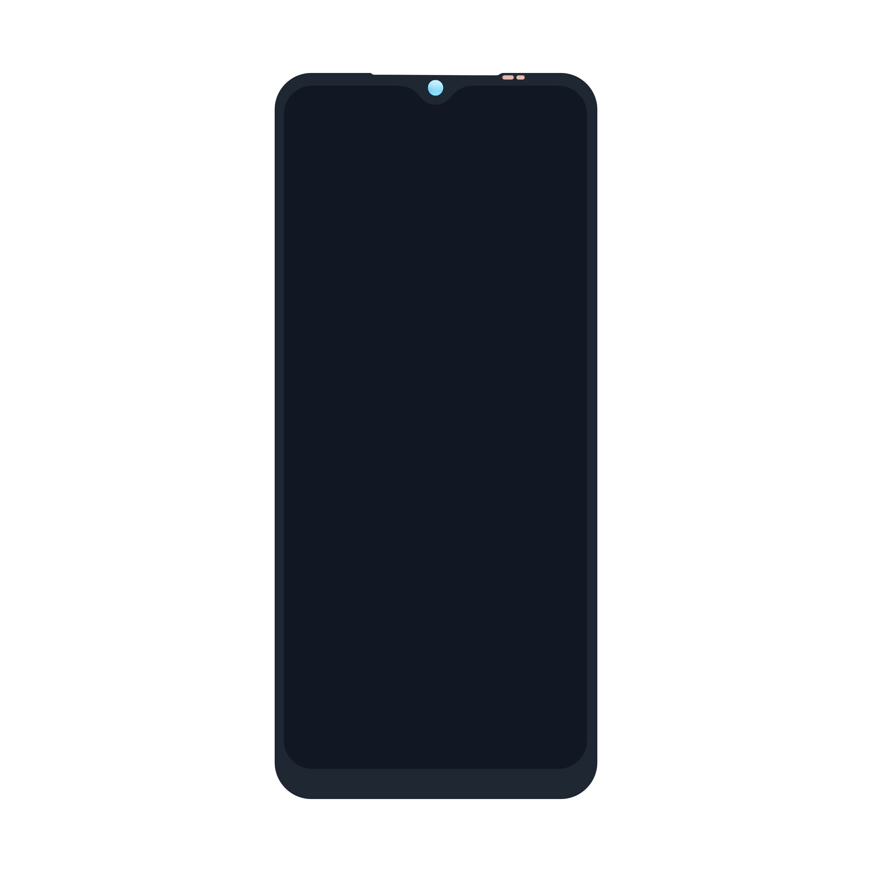 Xiaomi Redmi A2, A2 Plus Display und Digitizer ohne Rahmen, Schwarz, OEM