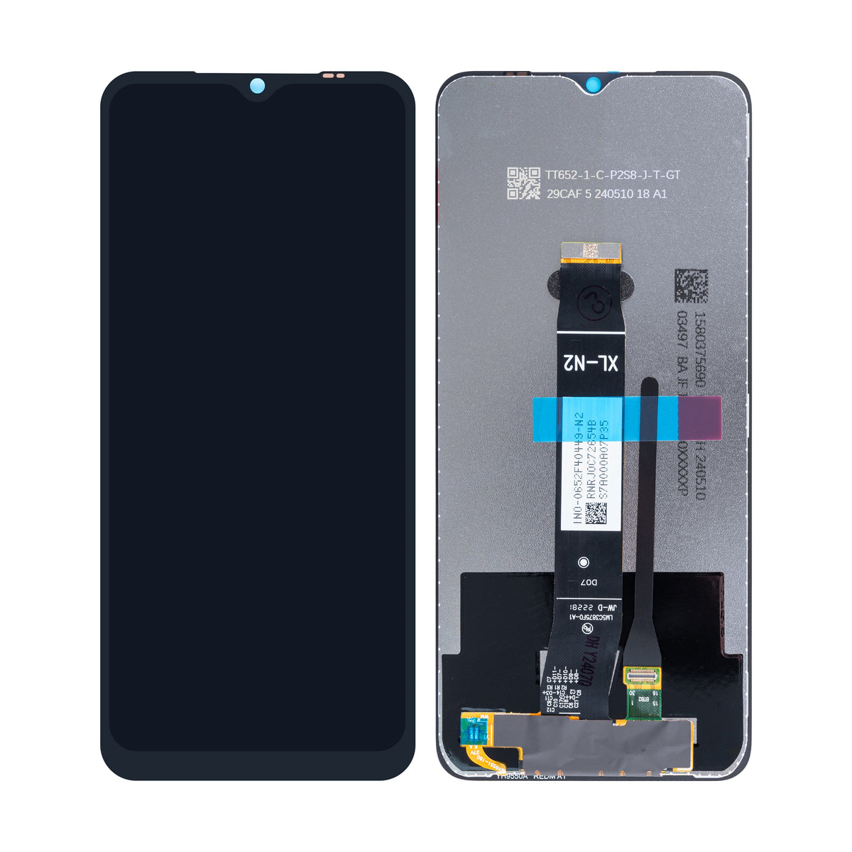 Xiaomi Redmi A2, A2 Plus Display und Digitizer ohne Rahmen, Schwarz, OEM