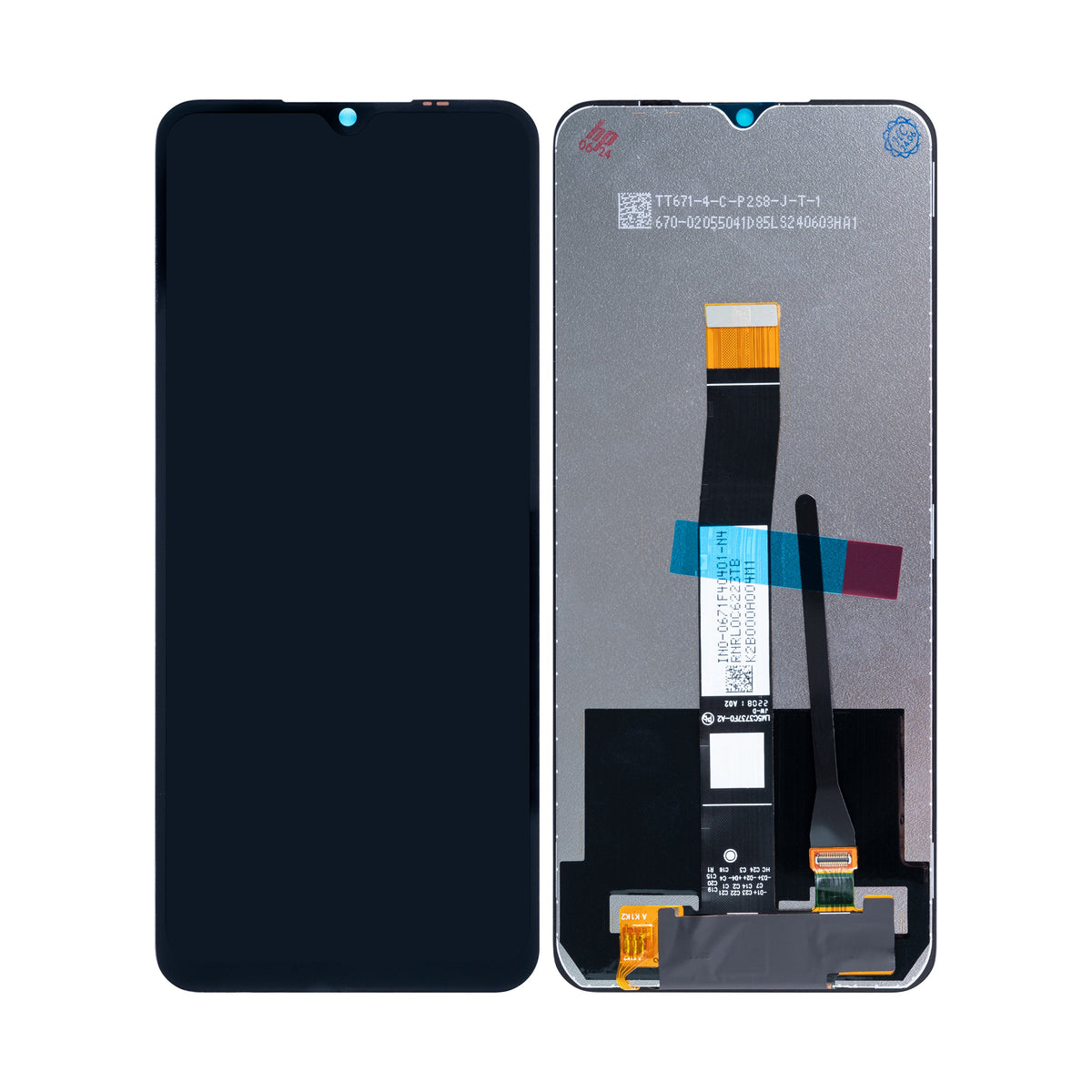 Xiaomi Redmi 10C, Redmi 10 Power, Poco C40 Display und Digitizer ohne Rahmen, Schwarz, OEM