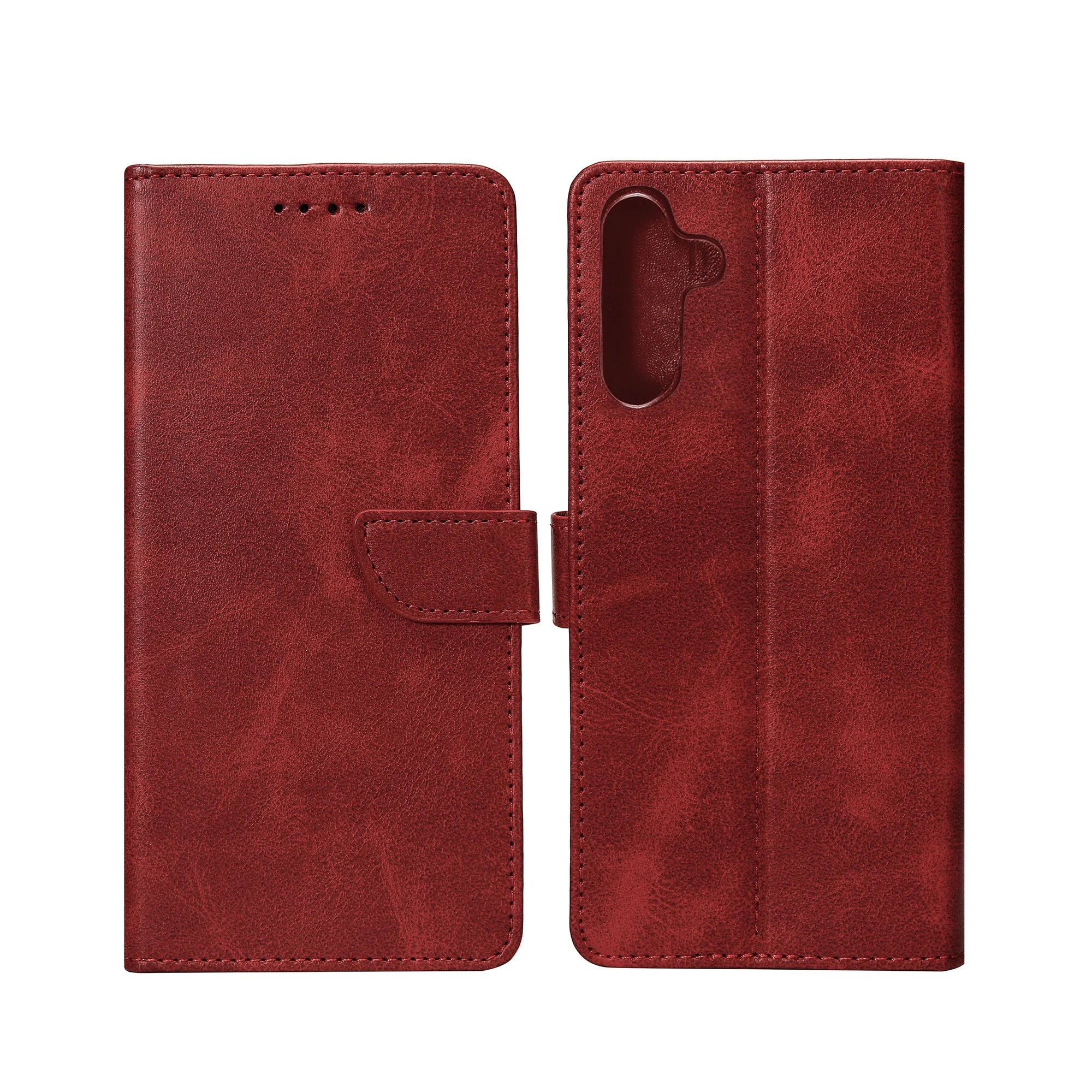 Rixus Book Case Wallet Case für Samsung Galaxy S23 FE Rot