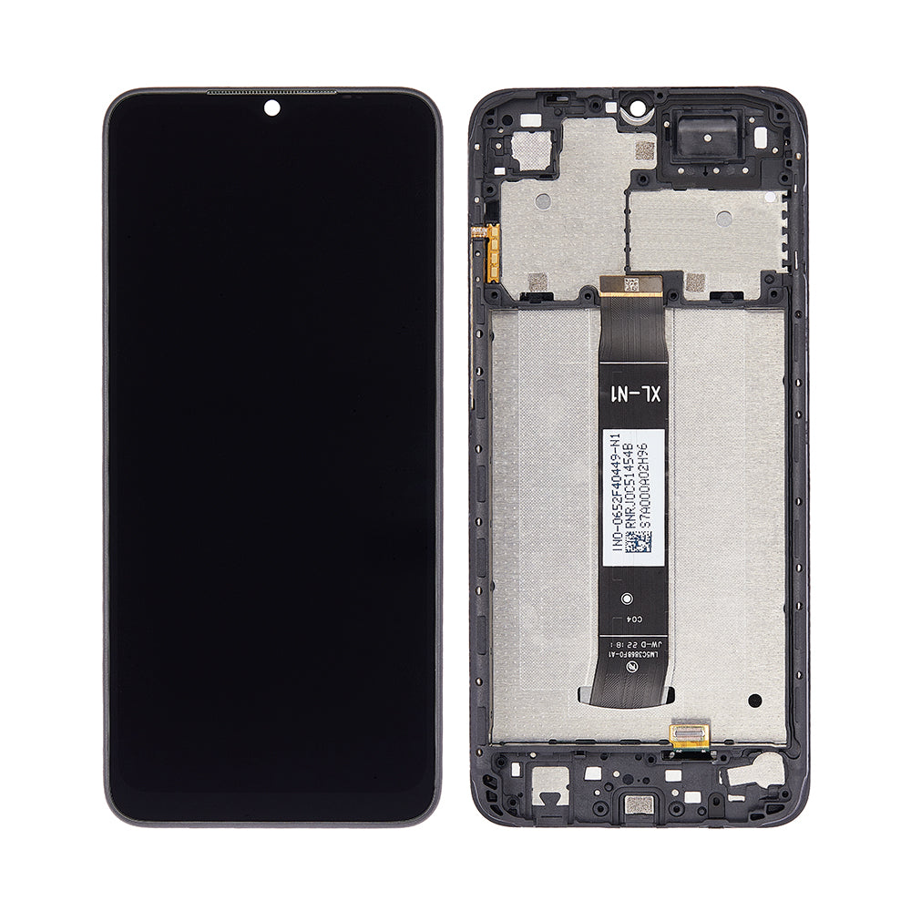 Xiaomi Redmi A1, A1 Plus Display und Digitizer mit Rahmen Schwarz OEM