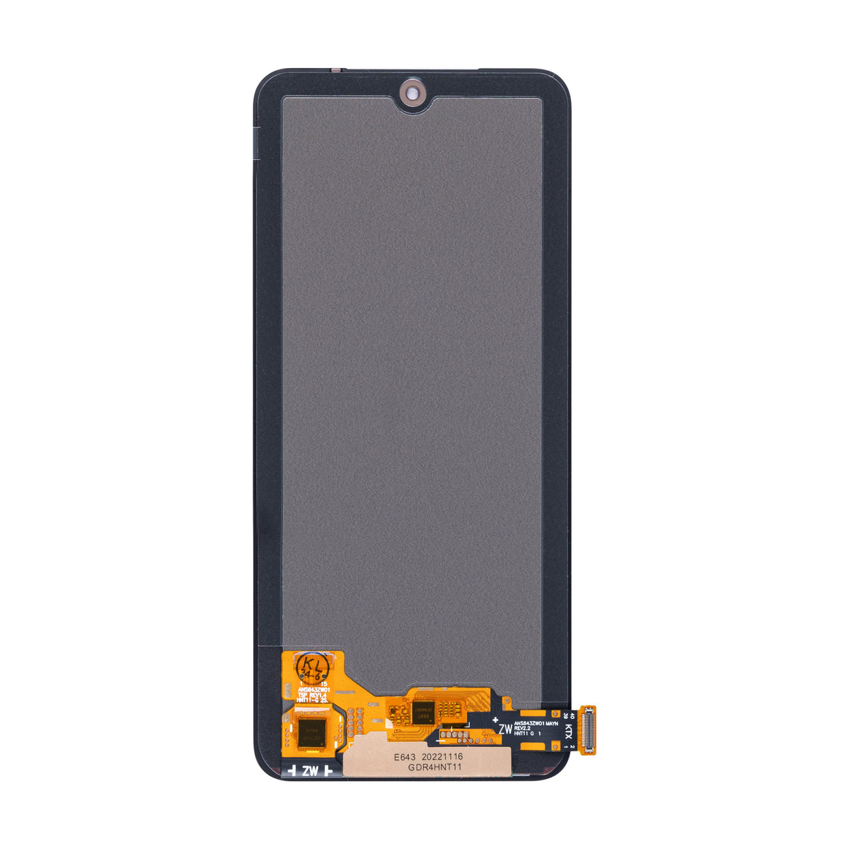 Xiaomi Redmi Note 12S Display und Digitizer ohne Rahmen, Schwarz, OEM