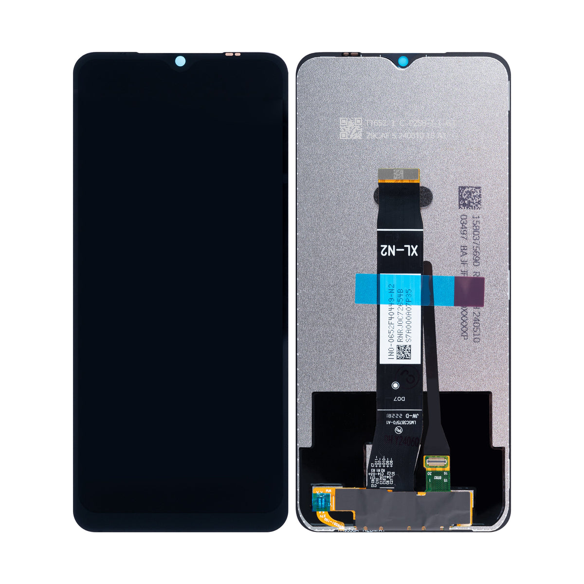 Xiaomi Redmi A1, A1 Plus Display und Digitizer ohne Rahmen, Schwarz, OEM