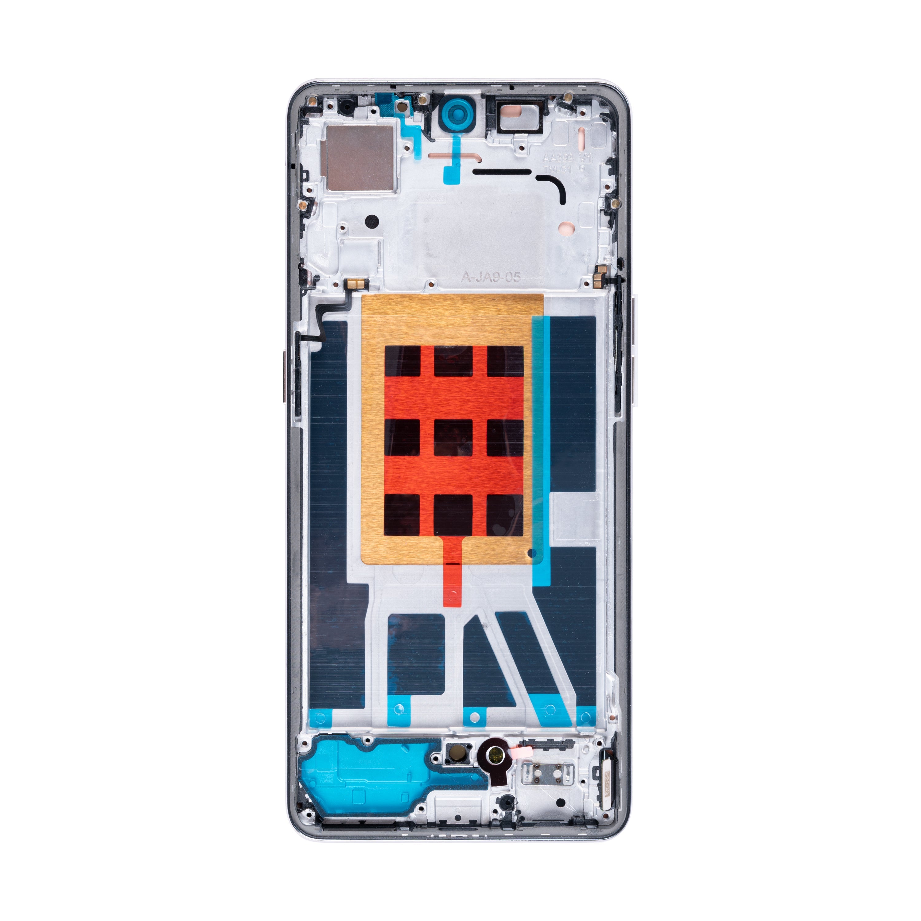 Oppo Reno9, Reno9 Pro Display und Digitizer mit Rahmen Gold OEM