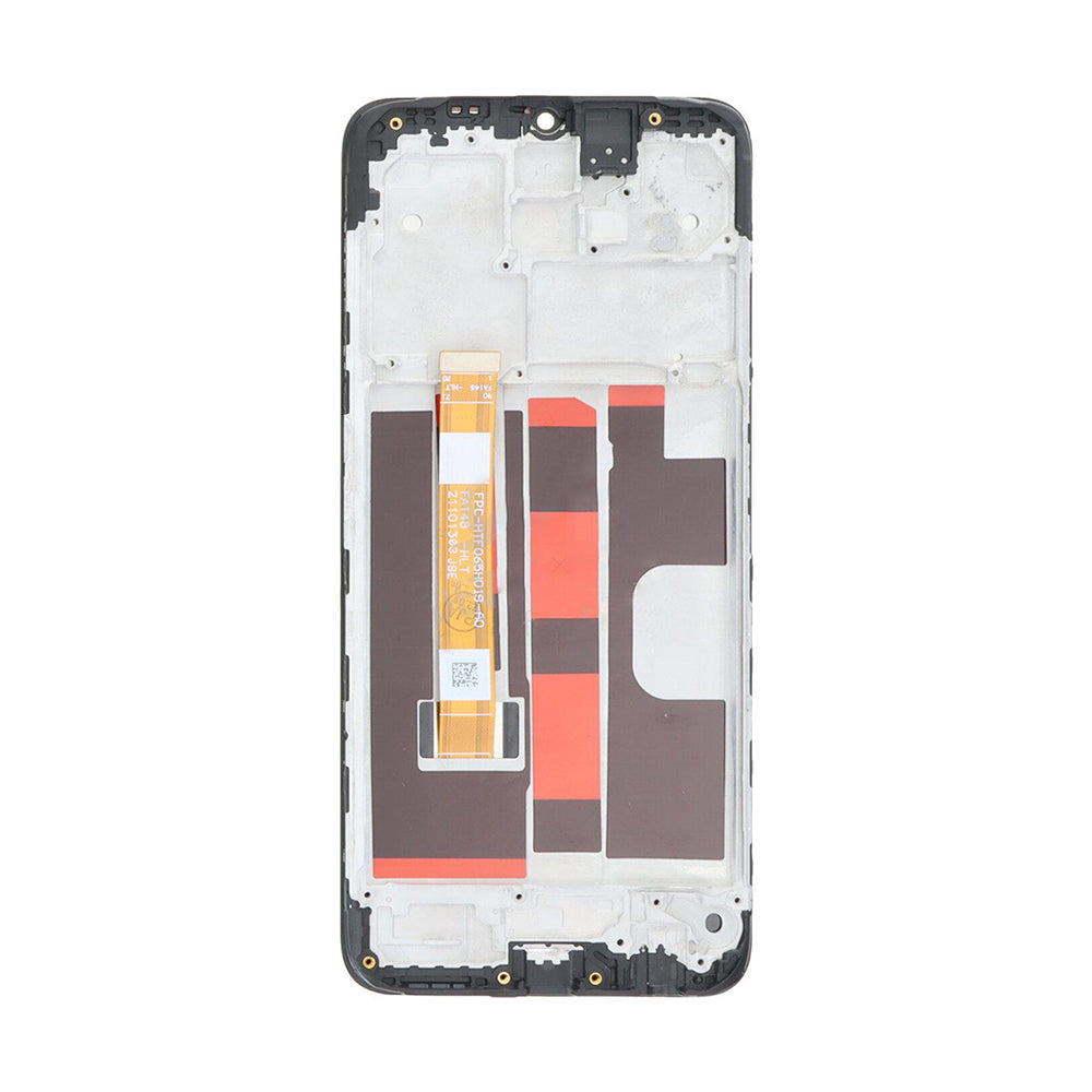 Oppo A5 (2020) Display und Digitizer mit Rahmen, schwarz, Servicepaket