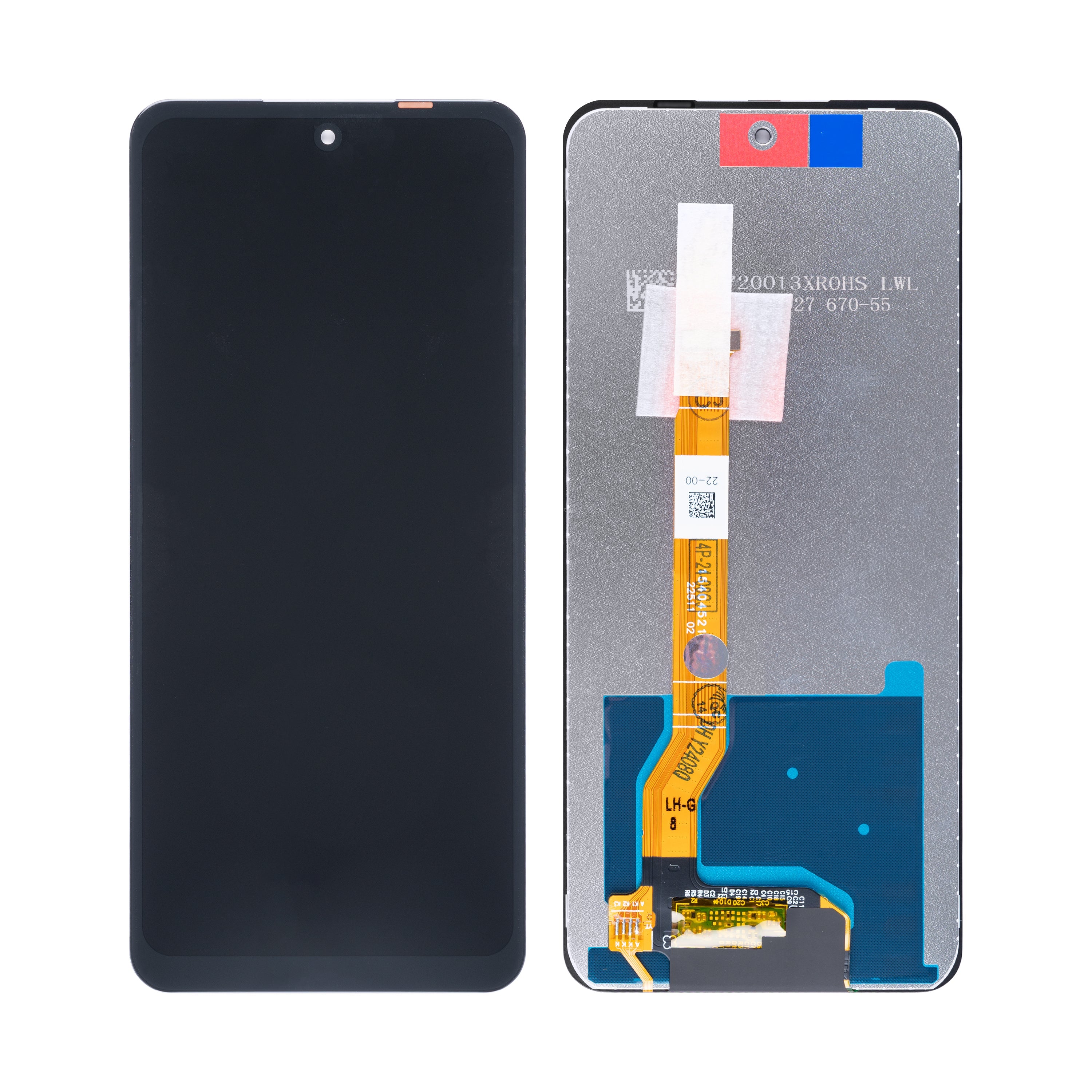 Oppo A2 Display und Digitizer ohne Rahmen, Schwarz, OEM