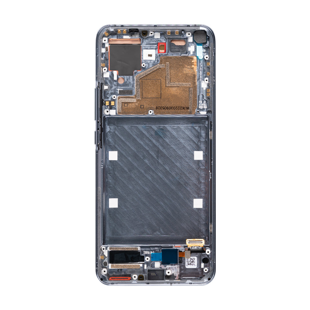 Xiaomi Mi 11 5G Display und Digitizer mit Rahmen, Mitternachtsgrau (OEM)