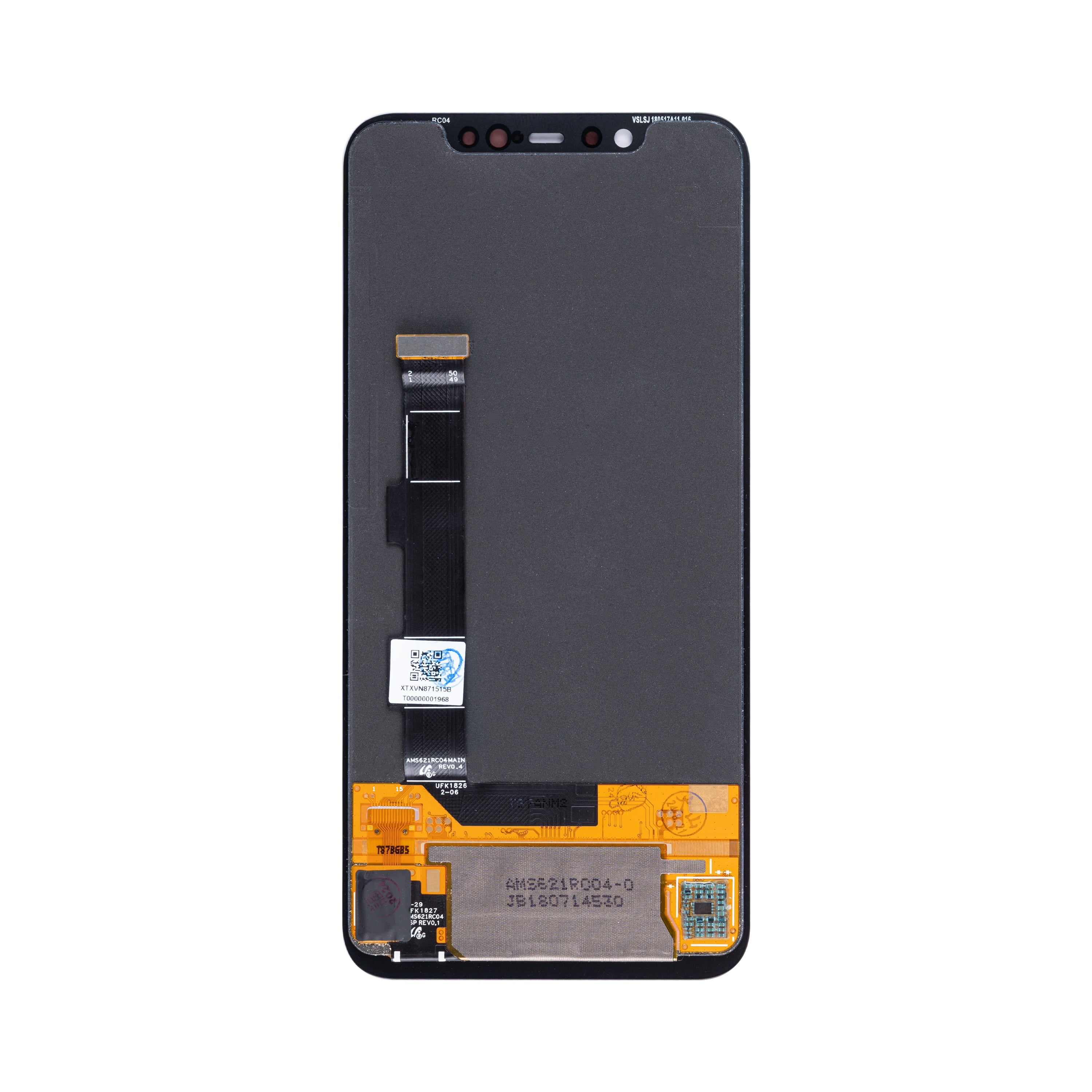 Xiaomi Mi 8 Display und Digitizer ohne Rahmen, Schwarz, OEM
