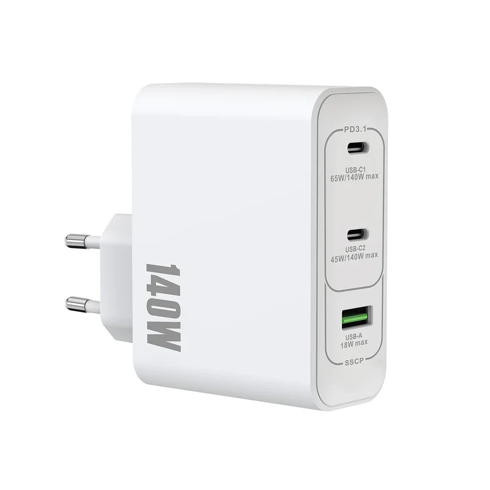 Rixus RXHC140 140W GaN Power Adapter – Weiss - Phonebazaar