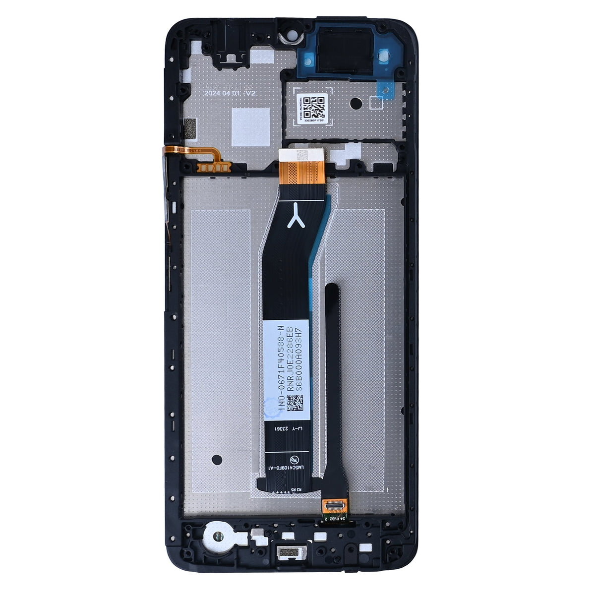 Xiaomi Redmi A3 Display und Digitizer mit Rahmen, Schwarz, OEM