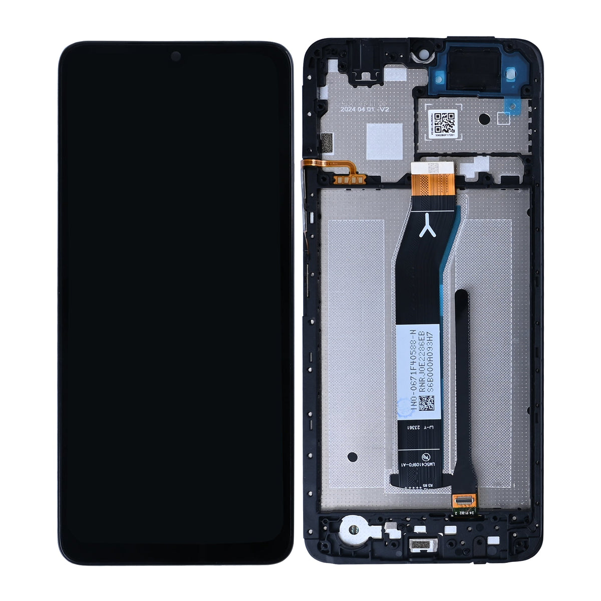 Xiaomi Redmi A3 Display und Digitizer mit Rahmen, Schwarz, OEM