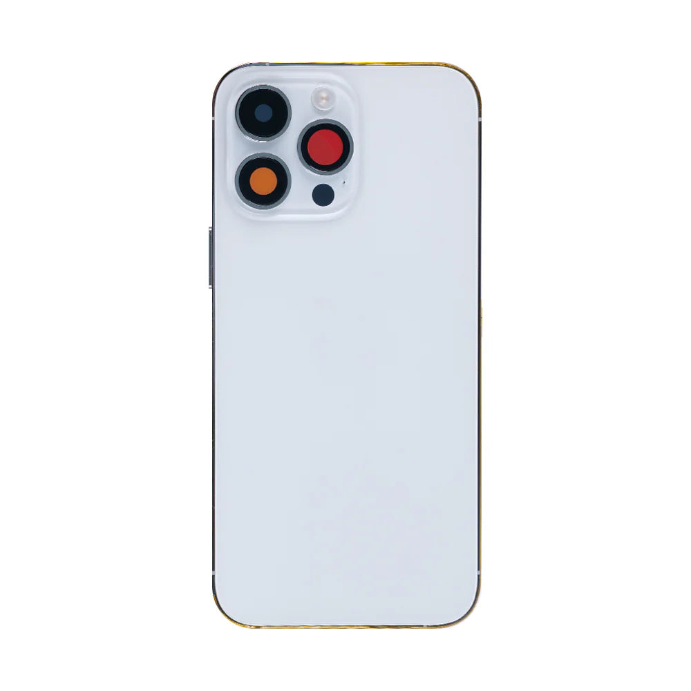 iPhone 14 Pro Max Komplettes Gehäuse inkl. aller Kleinteile ohne Akku und Rückkamera – Schwarz, Silber, Gold, Lila