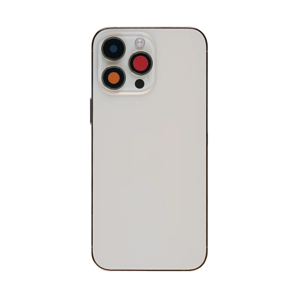 iPhone 14 Pro Max Komplettes Gehäuse inkl. aller Kleinteile ohne Akku und Rückkamera – Schwarz, Silber, Gold, Lila