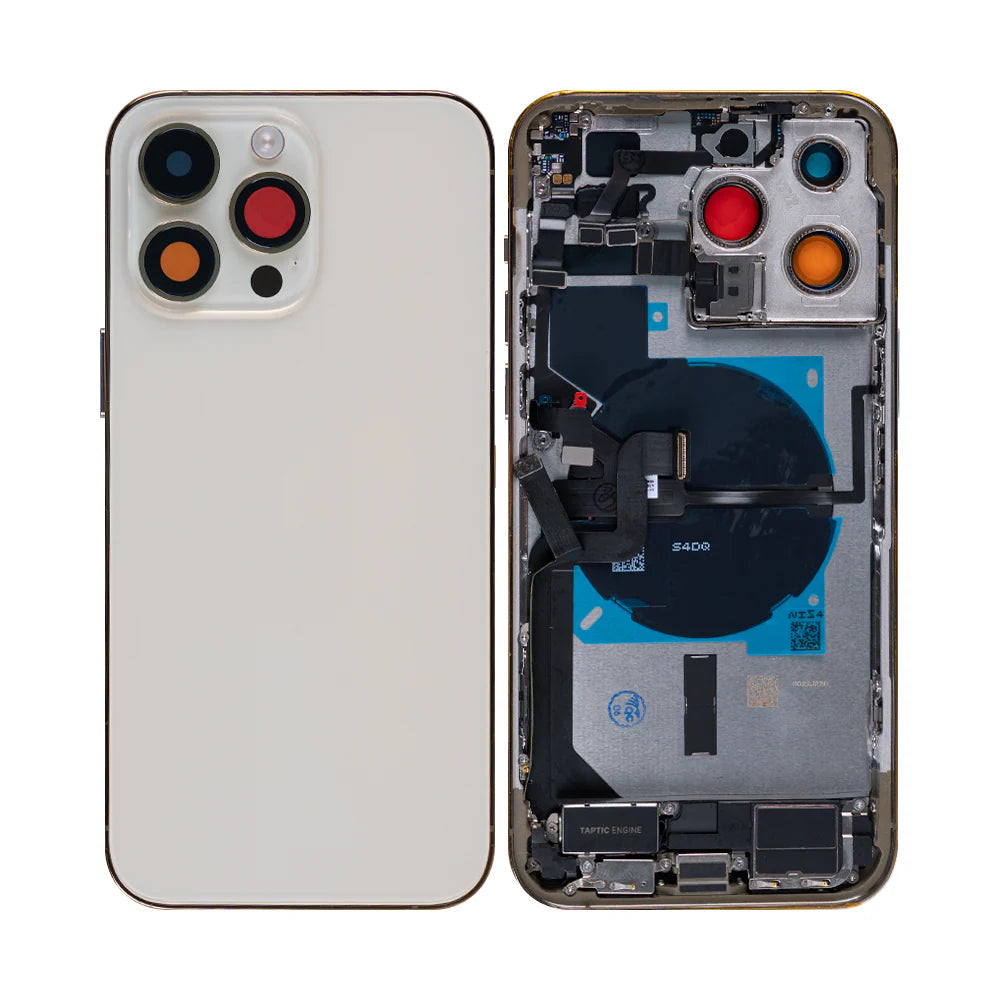 iPhone 14 Pro Max Komplettes Gehäuse inkl. aller Kleinteile ohne Akku und Rückkamera – Schwarz, Silber, Gold, Lila