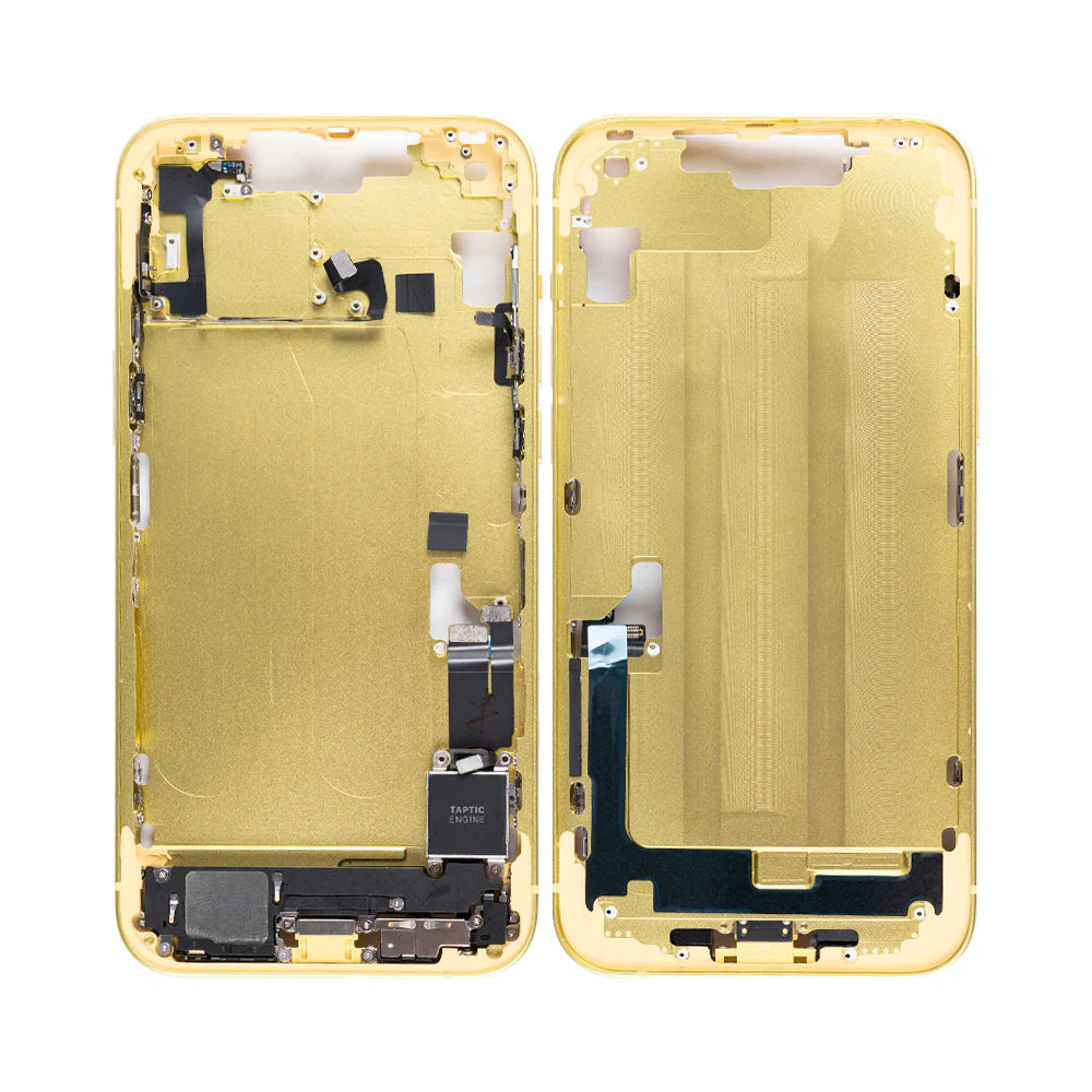 Für iPhone 14 Plus Mittelrahmen Midnight (Schwarz (Mitternacht), Blau, Rot (PRODUCT RED), Lila, Gelb, Silber)
