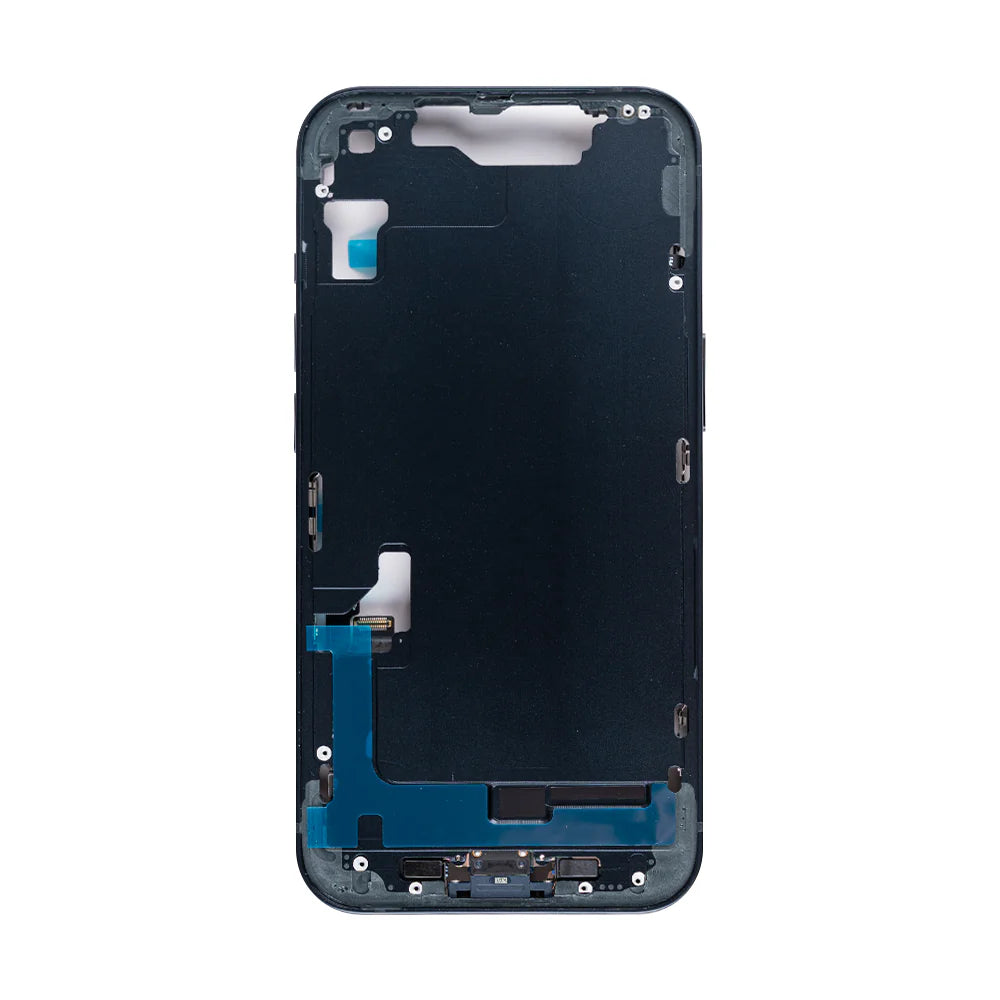 Für iPhone 14 Mittelrahmen (Gelb, Blau, Schwarz, Silber, Rot, Violett.)