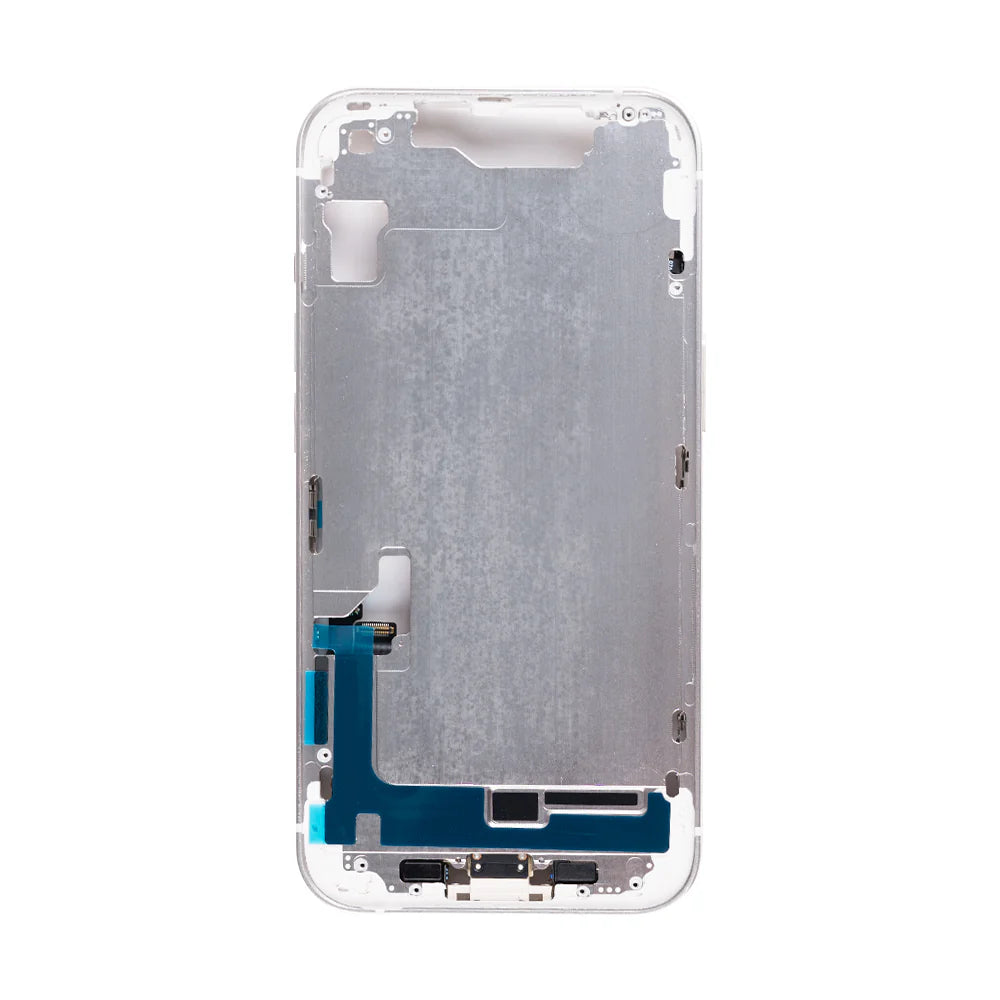 Für iPhone 14 Mittelrahmen (Gelb, Blau, Schwarz, Silber, Rot, Violett.)