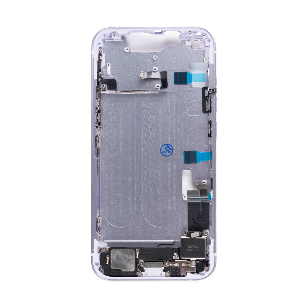 Für iPhone 14 Mittelrahmen (Gelb, Blau, Schwarz, Silber, Rot, Violett.)