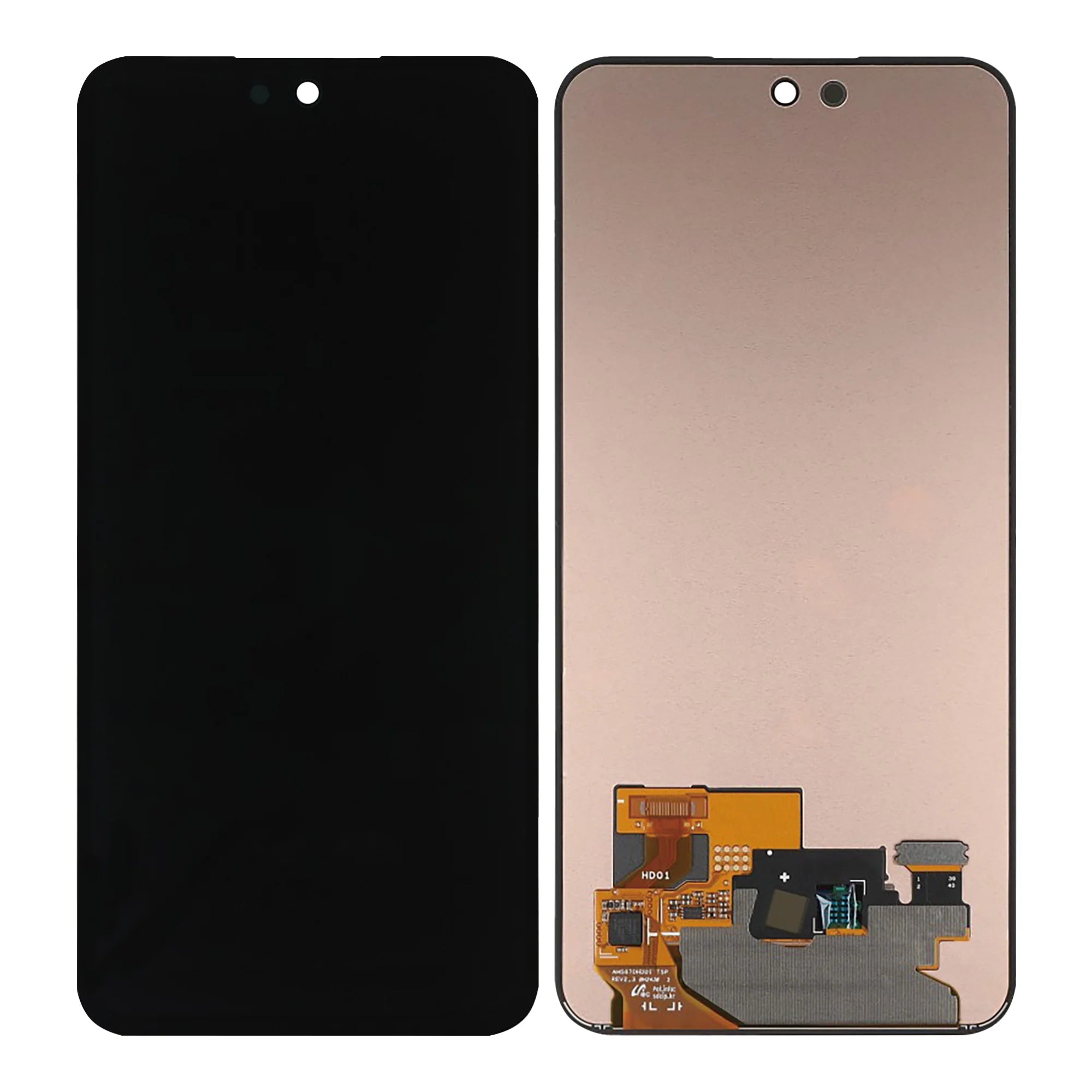 Samsung Galaxy S24 FE, Display und Digitizer ohne Rahmen, schwarz, Service Pack