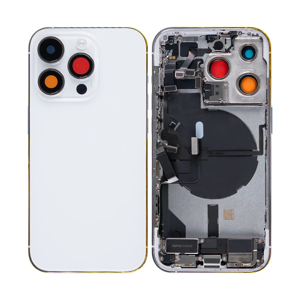 iPhone 14 Pro Komplettes Gehäuse inkl. aller Kleinteile ohne Akku und Rückkamera – Schwarz, Blau, Silber, Gold, Lila