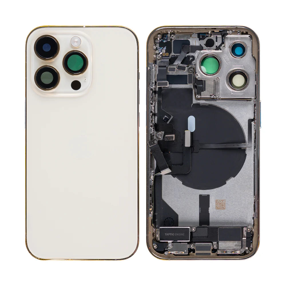 iPhone 14 Pro Komplettes Gehäuse inkl. aller Kleinteile ohne Akku und Rückkamera – Schwarz, Blau, Silber, Gold, Lila