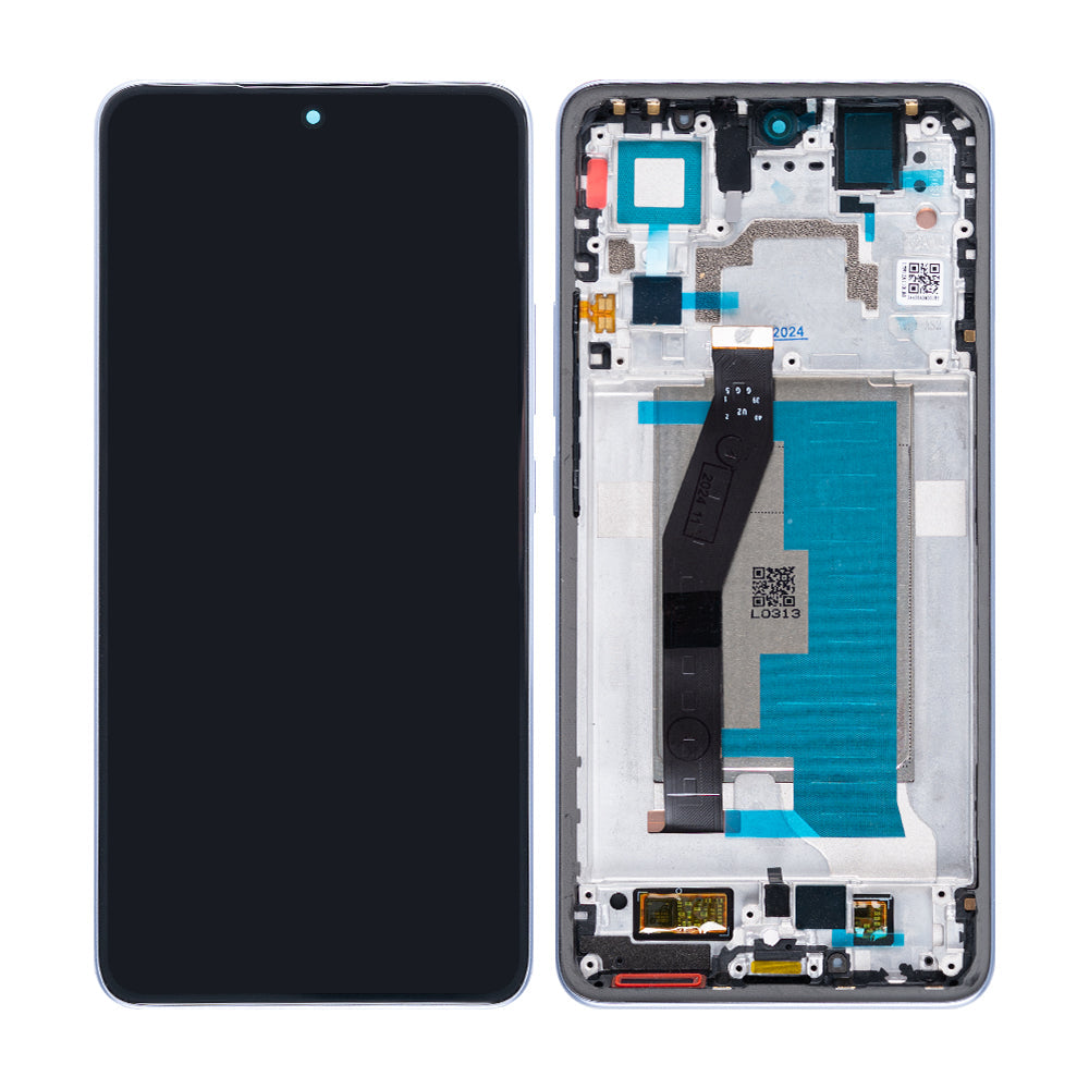 Xiaomi 14T Display und Digitizer mit Rahmen, Titanblau (OEM)