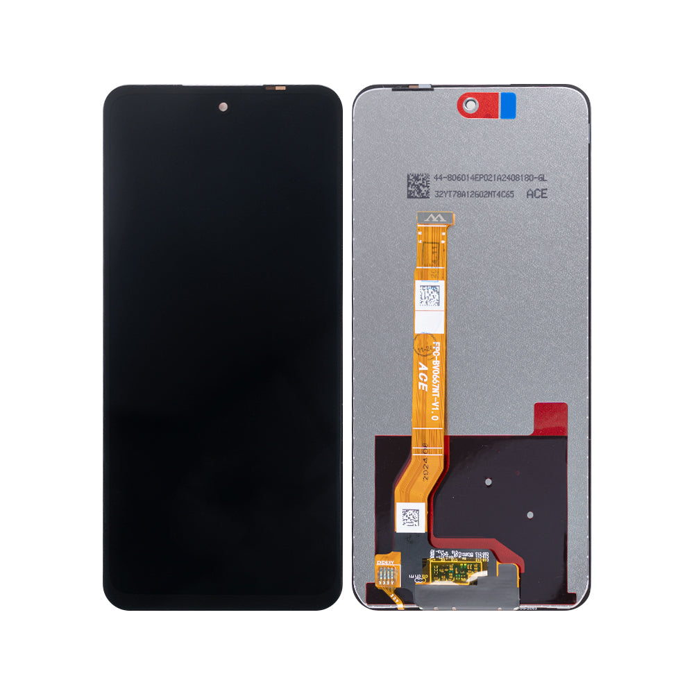 Oppo A3 Pro Display und Digitizer ohne Rahmen, Schwarz (OEM)