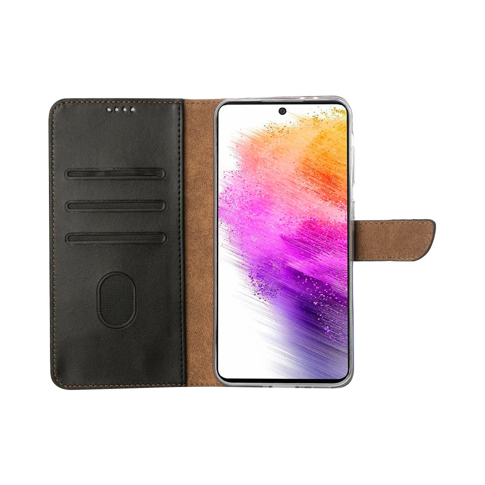 Rixus Book Case Wallet Case für Samsung Galaxy A54 5G Schwarz