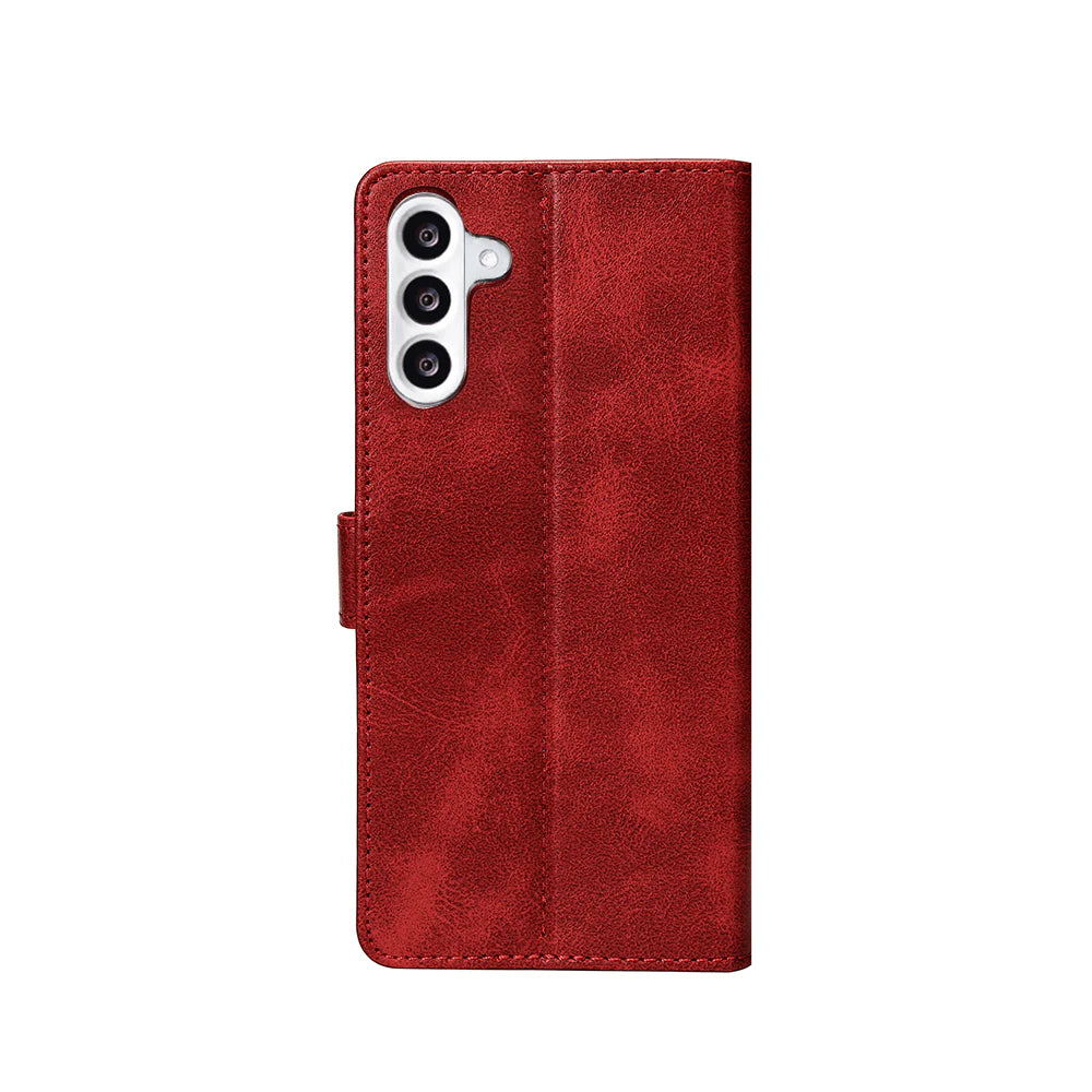 Rixus Book Case Wallet Case für Samsung Galaxy A54 5G Rot