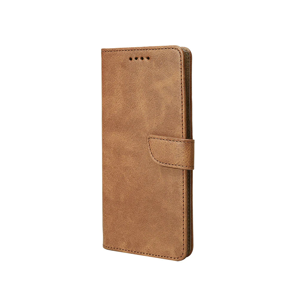 Rixus Book Case Wallet Case für Samsung Galaxy A54 5G Light Braun